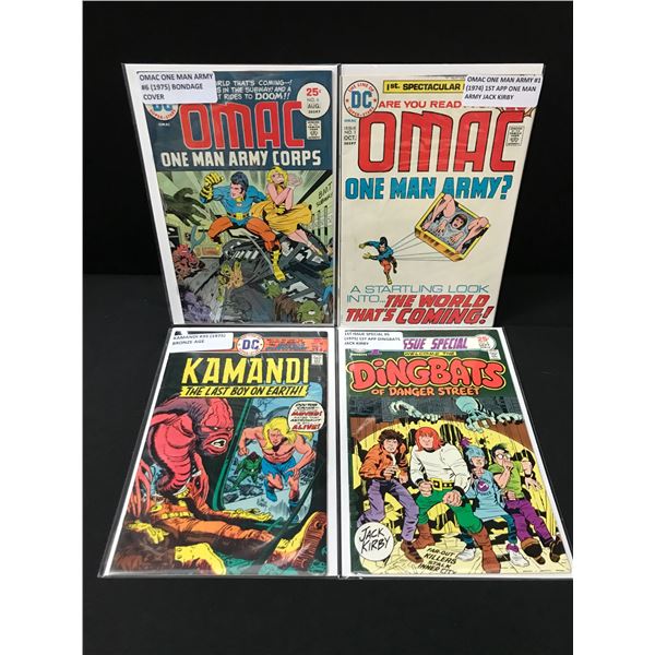 LOT OF 4 MIXED TITLE COMICS - DC COMICS