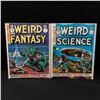 Image 1 : LOT OF 2 COMICS WEIRD FANTASY #1 AND WEIRD SCIENCE #1 - AN ENTERAINING COMICS