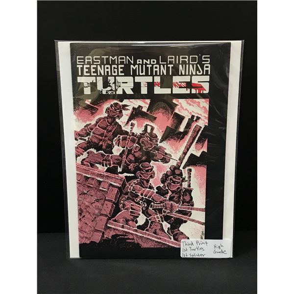 TEENAGE MUTANT NINJA TURTLES #1 3RD PRINTING 1ST APP THE TURTLES - EASTMAN AND LAIRD