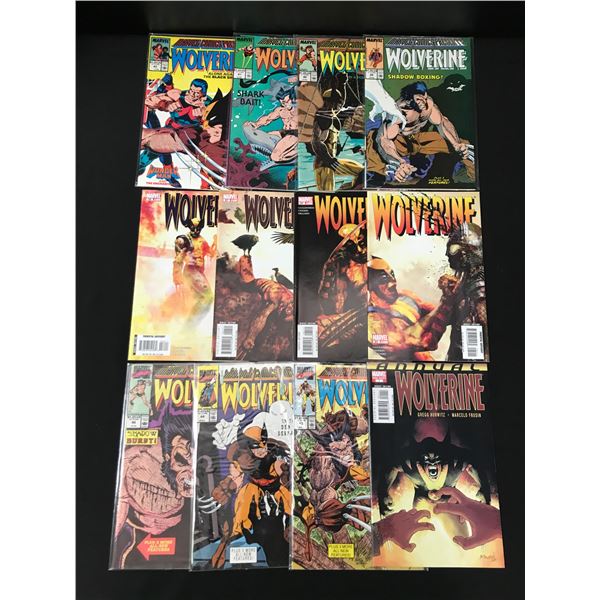 LOT OF 12 WOLVERINE COMICS - MARVEL COMICS