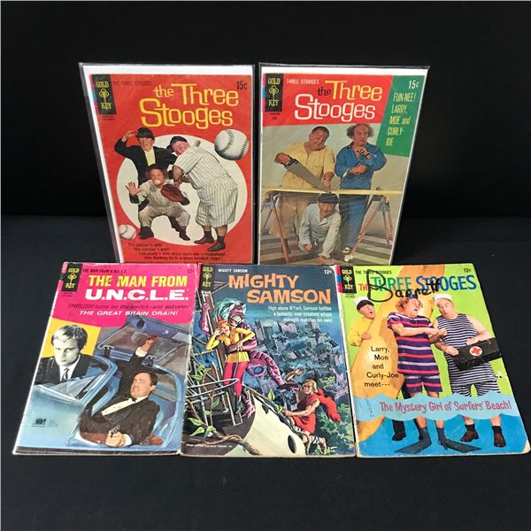 LOT OF 5 GOLD KEY COMICS - VARIOUS TITLES