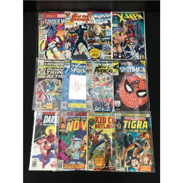 LOT OF 12 MARVEL COMICS - VARIOUS TITLES