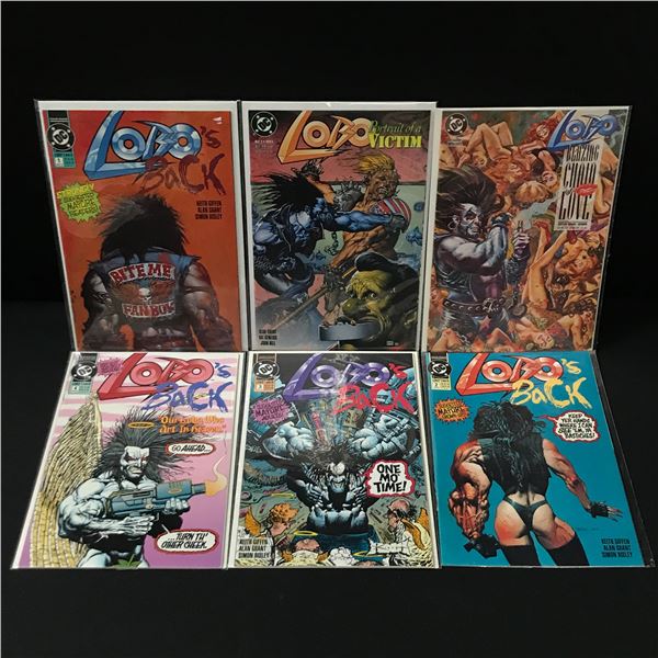 LOT OF 6 LOBO COMICS - DC COMICS