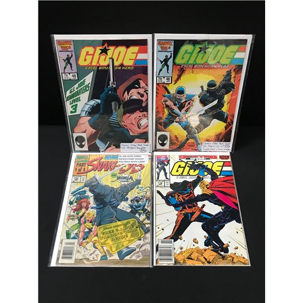 LOT OF 4 G.I. JOE COMICS - MARVEL COMICS