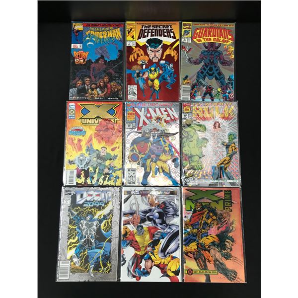 LOT OF 9 MARVEL COMICS - VARIOUS TITLES