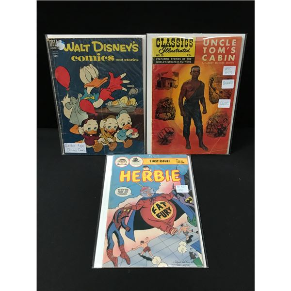 LOT OF 3 MIXED TITLE COMICS - VARIOUS PUBLISHERS