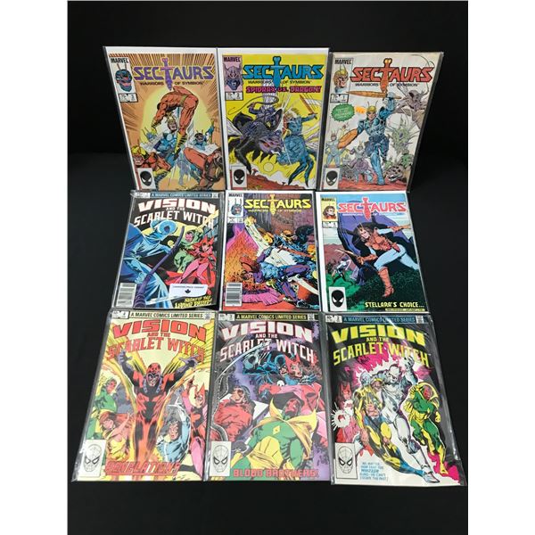 LOT OF 9 MARVEL COMICS