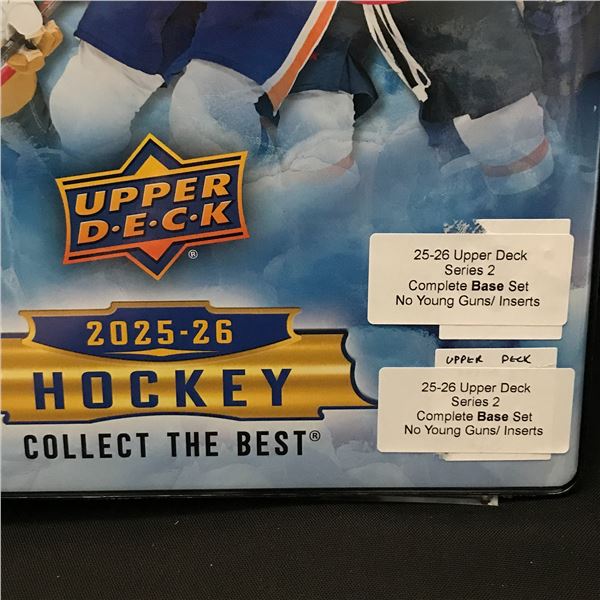 2025-26 UPPER DECK BASE COMPLETE BASE SET - NO YOUNG GUNS OR INSERTS