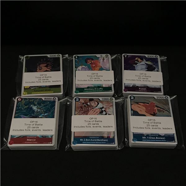 LOT OF 150 OP16 ONE PIECE TCG TRADING CARDS