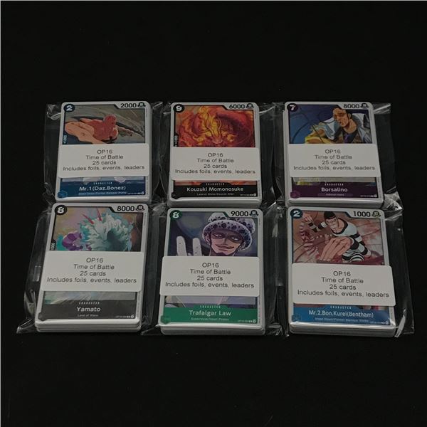 LOT OF 150 OP16 ONE PIECE TCG TRADING CARDS