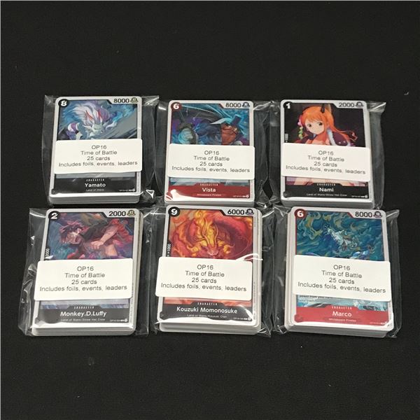 LOT OF 150 OP16 ONE PIECE TCG TRADING CARDS
