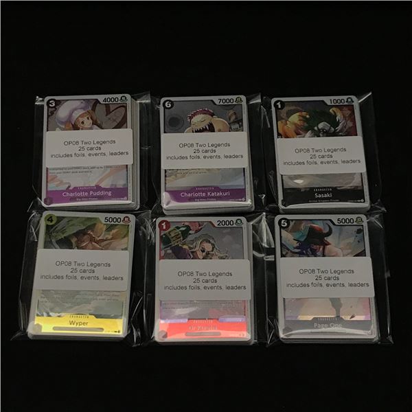 LOT OF 150 OP8 ONE PIECE TCG TRADING CARDS