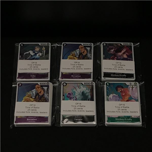 LOT OF 150 OP16 ONE PIECE TCG TRADING CARDS