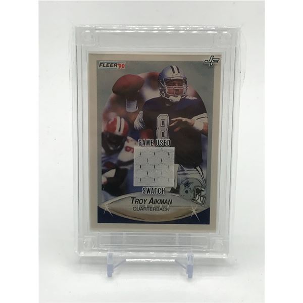 2022 JERSEY EDITION TROY AIKMAN GAME USED PATCH TRADING CARD