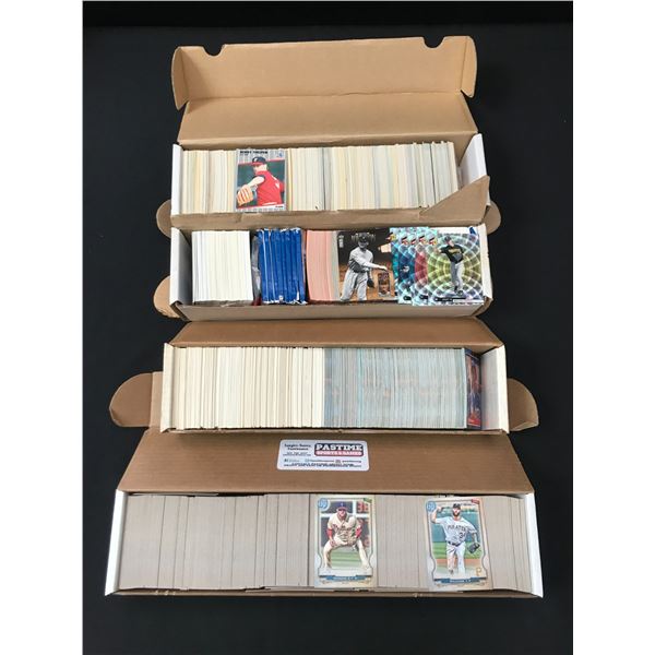 4 BOXES OF BASEBALL TRADING CARDS