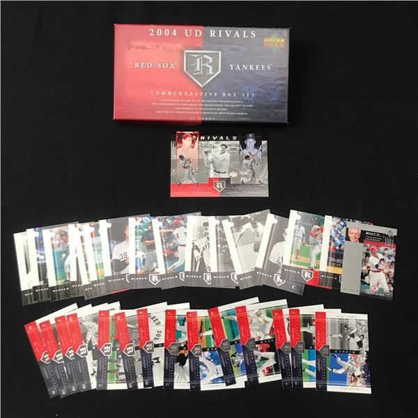 2004 UD RIVALS RED SOX & YANKEES BOX WITH LOOSE TRADING CARDS