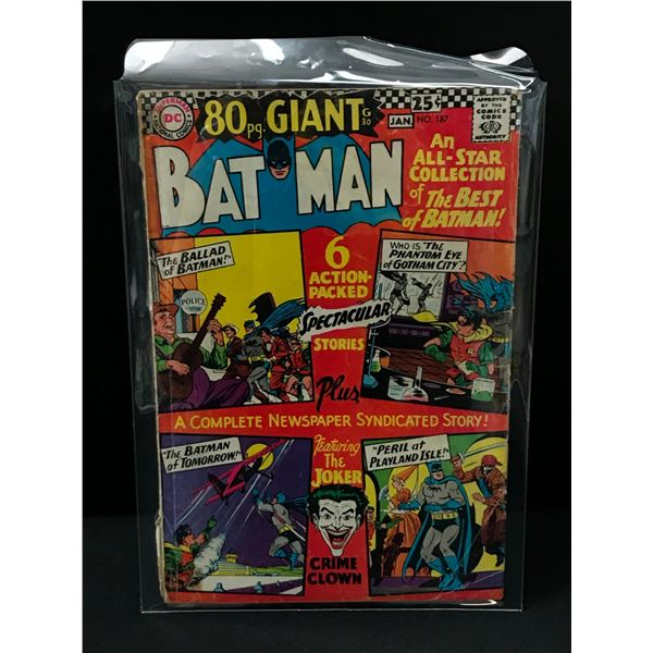 BATMAN #187 - DC COMICS