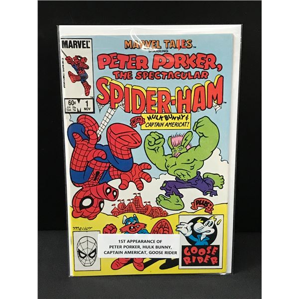 MARVEL TALES PETER PORKER THE SPECTACULAR SPIDER-HAM LOTS OF 1ST APPS - MARVEL COMICS