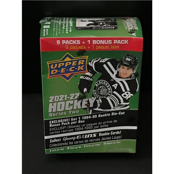 2021-22 UPPER DECK HOCKEY SERIES TWO SEALED TRADING CARD BOX