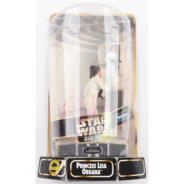 CARRIE FISHER SIGNED PRINCESS LEIA STAR WARS ACTION FIGURE - BECKETT COA