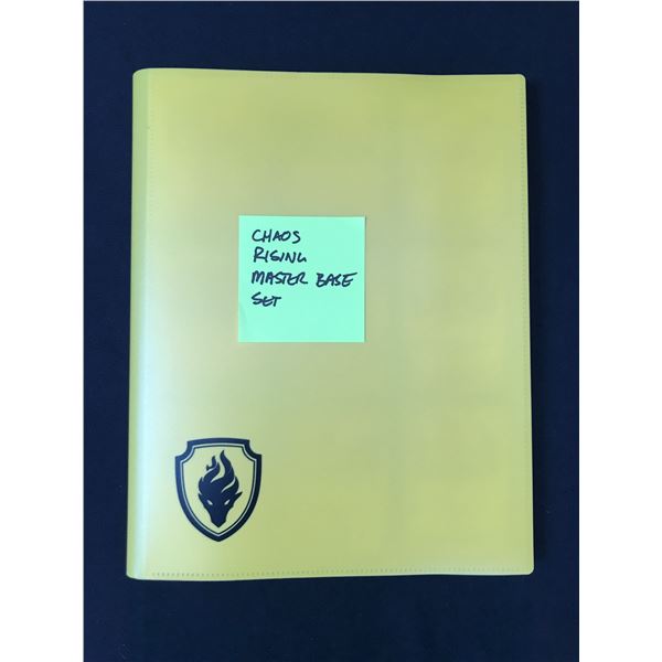 POKEMON TCG CHAOS RISING MASTER BASE SET IN BINDER