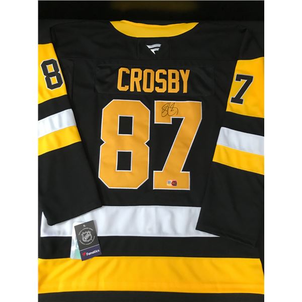 SIDNEY CROSBY SIGNED PITTSBURGH PENGUINS JERSEY - ELITE COA