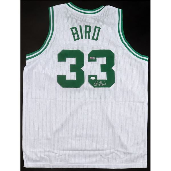 LARRY BIRD SIGNED BOSTON CELTICS JERSEY - JSA COA