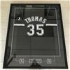Image 1 : FRANK THOMAS SIGNED AND FRAMED CHICAGO WHITE SOX JERSEY MULTIPLE SCRIPTS - FANATICS COA