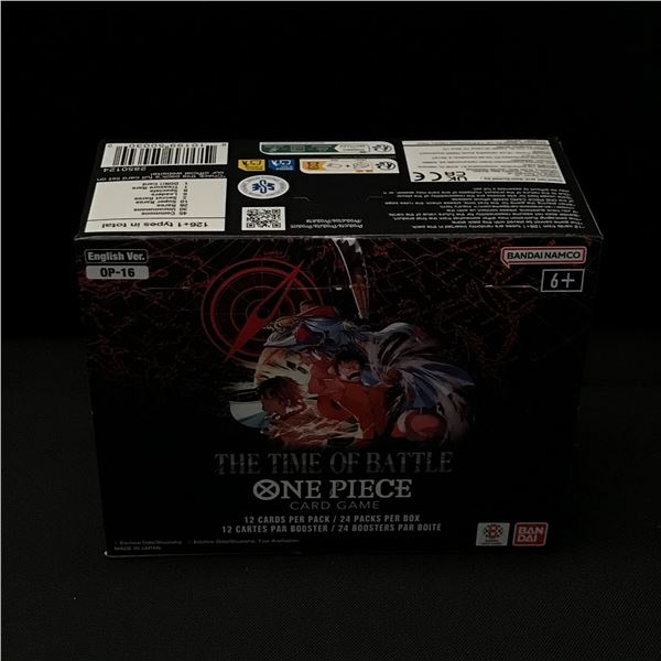ONE PIECE OP16 THE TIME OF BATTLE SEALED TRADING CARD BOX