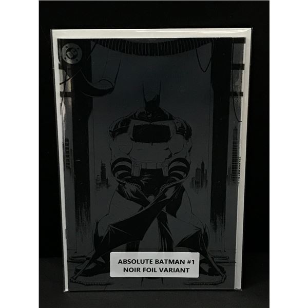 ABSOLUTE BATMAN #1 NOIR FOIL VARIANT - MARVEL COMICS