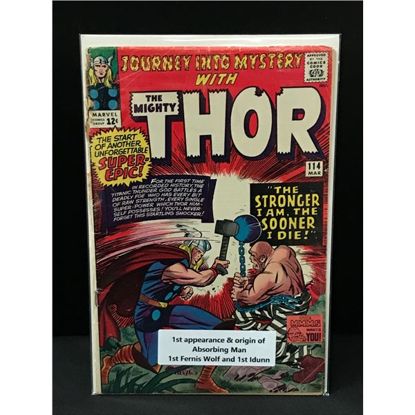 JOURNEY INTO MYSTERY #114 SEVERAL 1ST APPS - MARVEL COMICS