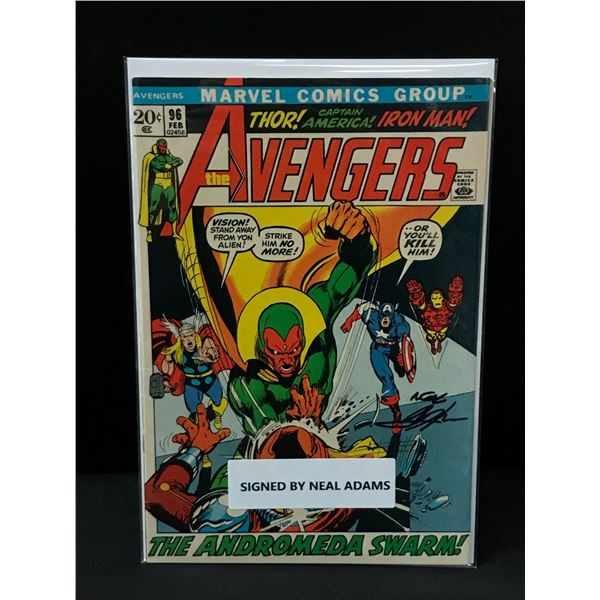 THE AVENGERS #96 SIGNED BY NEAL ADAMS - MARVEL COMICS