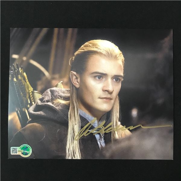 ORLANDO BLOOM SIGNED LORD OF THE RINGS 8X10 - WWOC COA