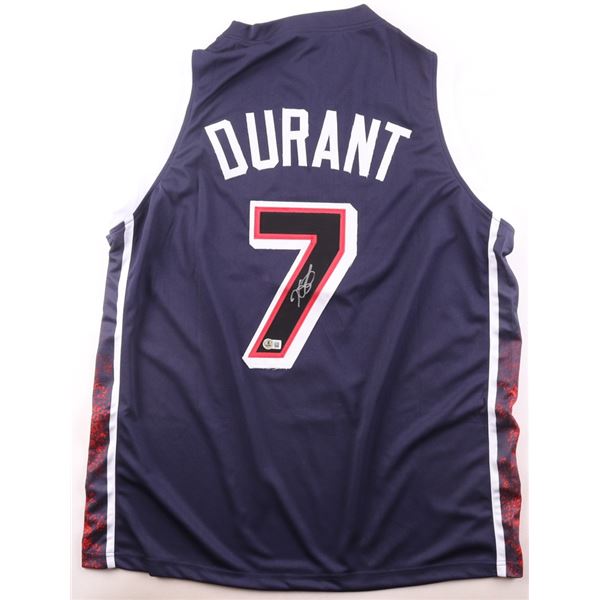 KEVIN DURANT SIGNED TEAM USA JERSEY - BECKETT COA