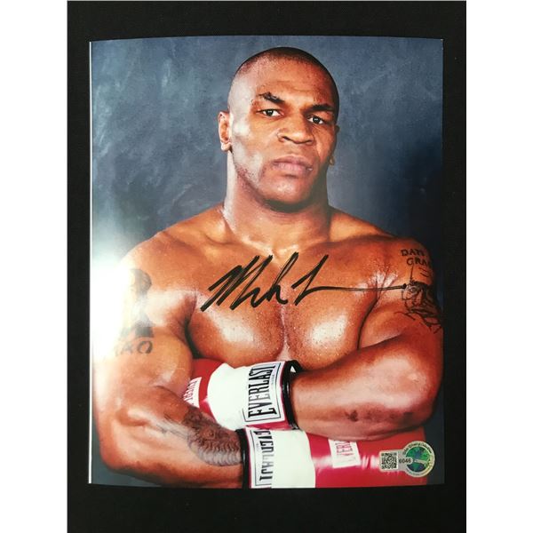 MIKE TYSON SIGNED 8X10 - WWOC COA