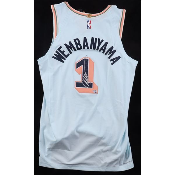 VICTOR WEMBANYAMA SIGNED SAN ANTONIO SPURS JERSEY - FANATICS COA