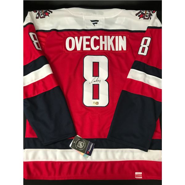 ALEXANDER OVECHKIN SIGNED WASHINGTON CAPITALS CUSTOM JERSEY - ELITE COA