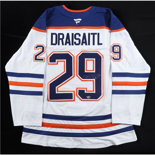 LEON DRAISAITL SIGNED EDMONTON OILERS JERSEY - FANATICS COA
