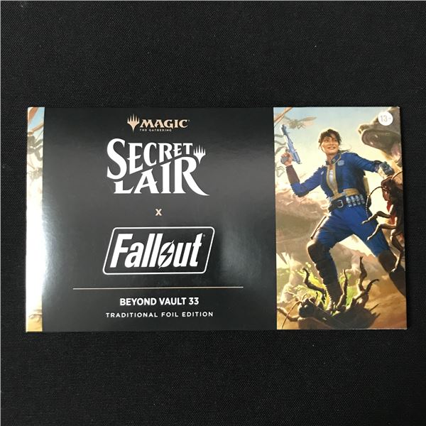 MAGIC THE GATHERING SECRET LAIR + FALLOUT SEALED TRADING CARD BOX