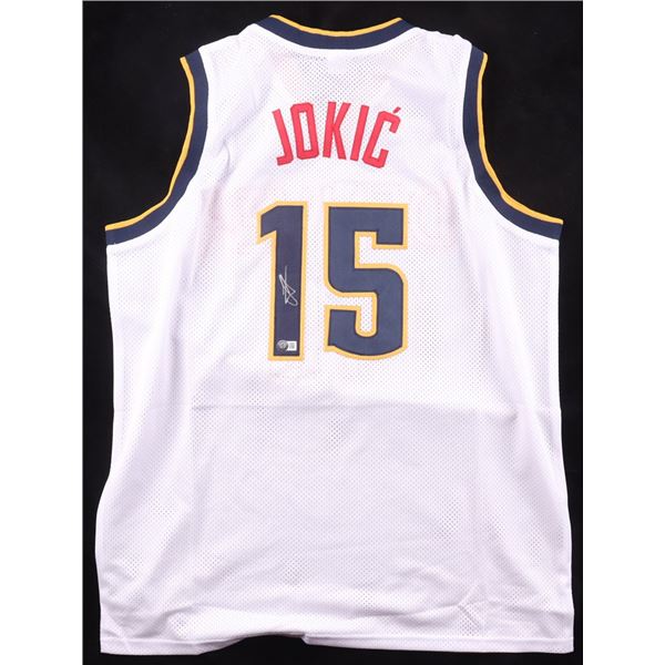 NIKOLA JOKIC SIGNED DENVER NUGGETS JERSEY - BECKETT COA
