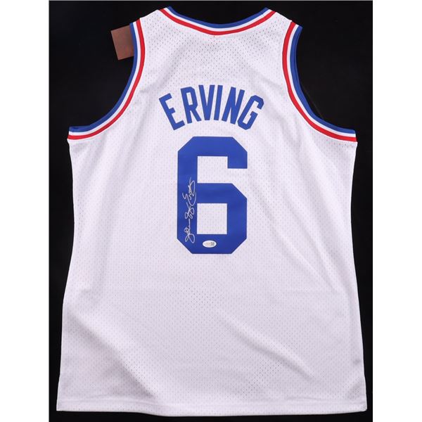JULIUS ERVING SIGNED NBA ALL STAR JERSEY - JSA COA