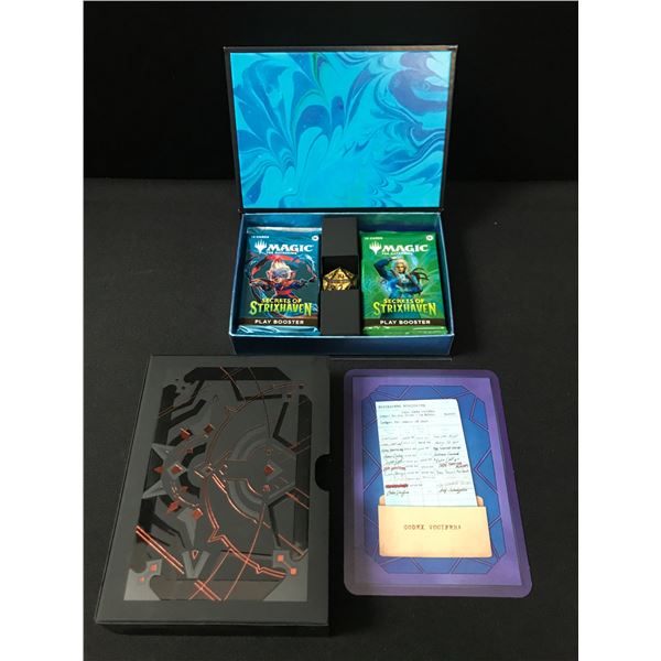 MAGIC THE GATHERING SECRETS OF STRIXHAVEN TRADING CARD BOX INCLUDING SEALED BOOSTER PACKS