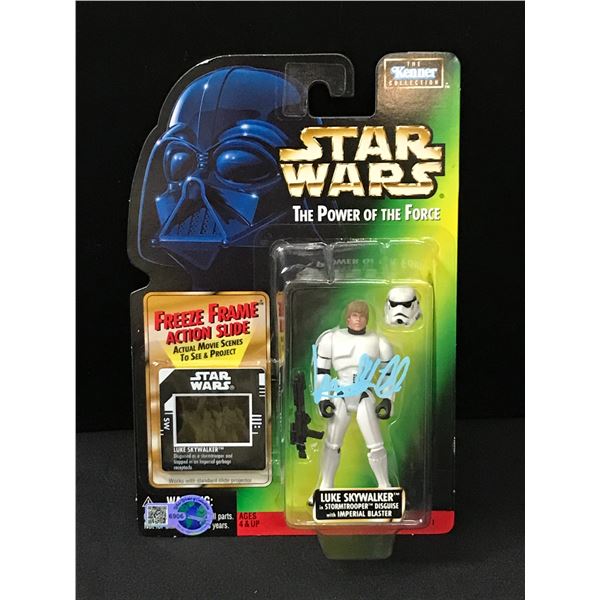MARK HAMILL SIGNED LUKE SKYWALKER STAR WARS ACTION FIGURE - WWOC COA