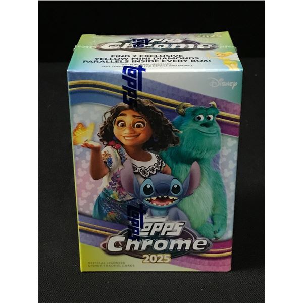 2025 TOPPS CHROME DISNEY SEALED TRADING CARD BOX