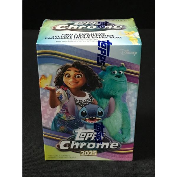 2025 TOPPS CHROME DISNEY SEALED TRADING CARD BOX