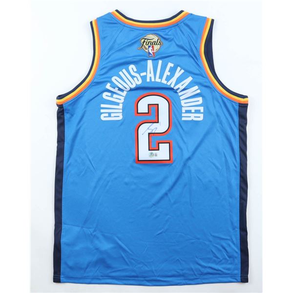 SHAI GILGEOUS ALEXANDER SIGNED OKLAHOMA CITY THUNDER JERSEY - BECKETT COA