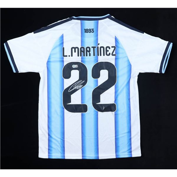 EMILIANO MARTINEZ SIGNED ARGENTINA SOCCER JERSEY - BECKETT COA
