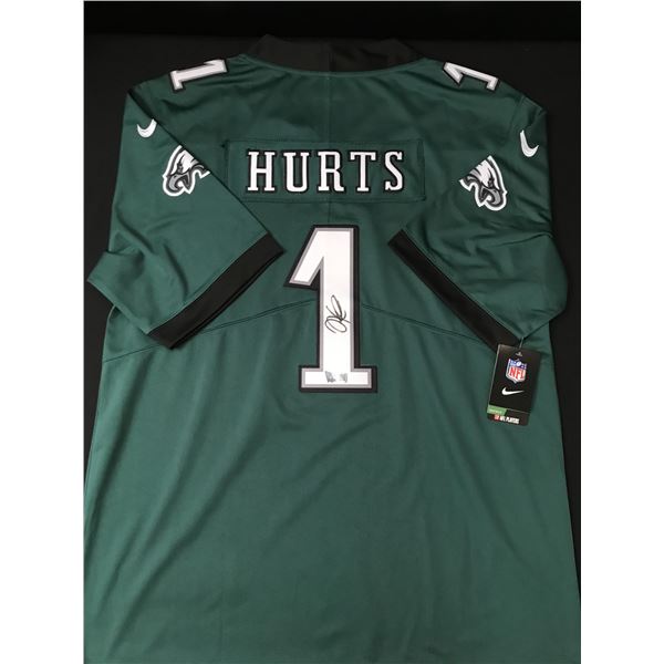 JALEN HURTS SIGNED PHILADELPHIA EAGLES CUSTOM JERSEY - ELITE COA