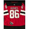Image 1 : JACK HUGHES SIGNED NEW JERSEY DEVILS CUSTOM HOCKEY JERSEY - ELITE COA