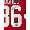Image 2 : JACK HUGHES SIGNED NEW JERSEY DEVILS CUSTOM HOCKEY JERSEY - ELITE COA